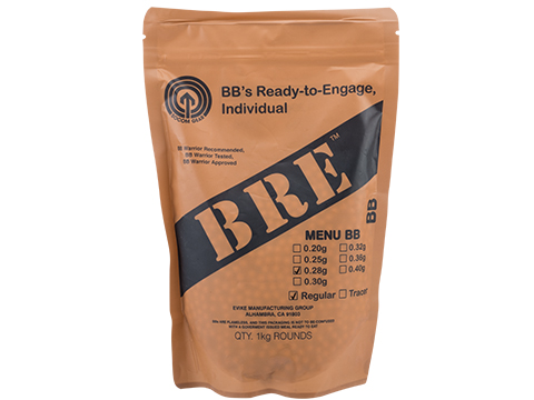 Evike.com Match Grade 1kg BRE Airsoft BBs - Socom Gear (Size: 0.28g)