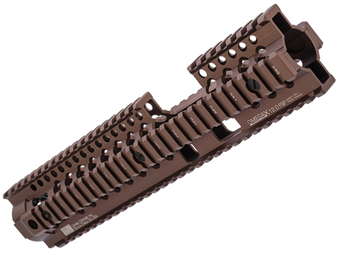 Daniel Defense Licensed Omega X Rail System for Airsoft AEG by Madbull (Color: Dark Earth / 12 / LW)