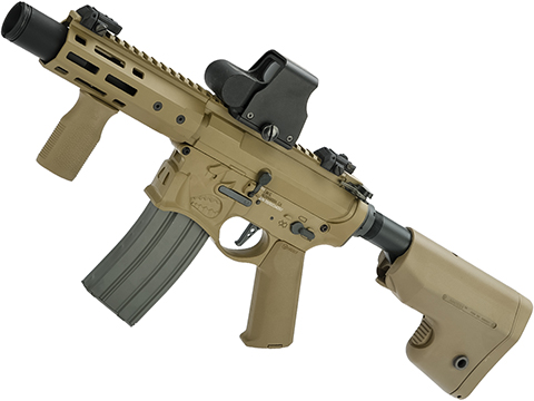 EMG / Sharps Bros Warthog Licensed Full Metal Advanced  Airsoft AEG Rifle (Color: Tan / 7 SBR)