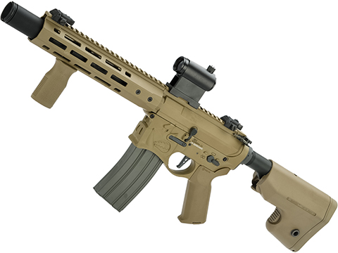 EMG / Sharps Bros Warthog Licensed Full Metal Advanced M4  Airsoft AEG Rifle (Color: Tan / 10 SBR / 350 FPS)