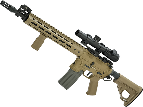 EMG / Sharps Bros Jack Licensed Full Metal Advanced M4 Airsoft AEG Rifle (Color: Tan / 15 Carbine)