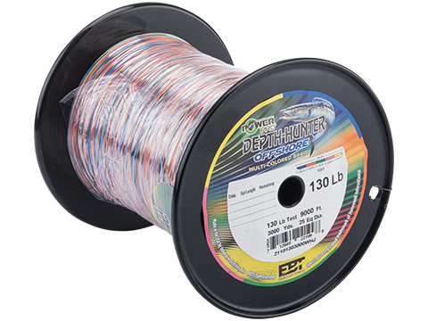 PowerPro Depth-Hunter Offshore Multi-Color Braided Fishing Line 