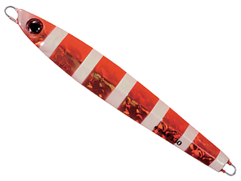 Shout! Fisherman's Tackle Stay Fishing Jig (Color: Red Zebra Glow / 500g)