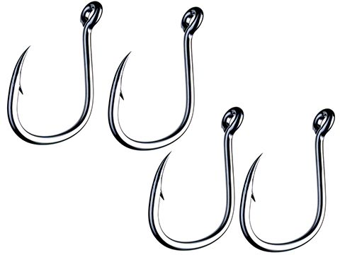 Shout! Fisherman's Tackle Kudako Hook (Size: 4/0 / Silver)