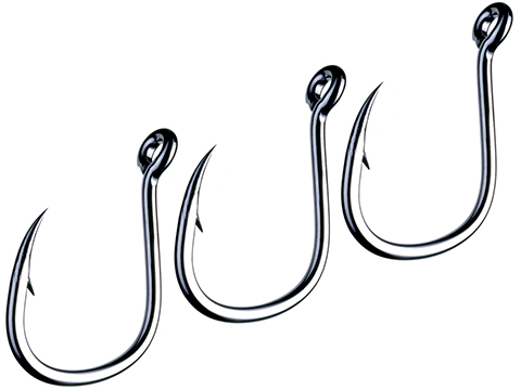 Shout! Fisherman's Tackle Kudako Hook (Size: 5/0 / Silver)