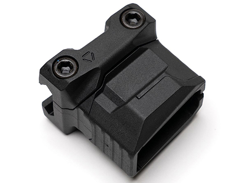 Strike Industries Stacked Angled Grip w/ Cable Management System for Picatinny Rails (Color: Black)