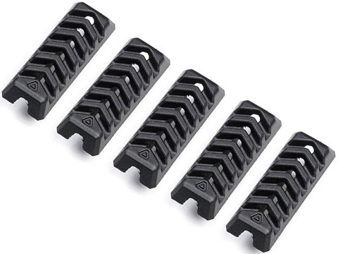 Strike Industries SIEGEN Modular Rail Covers (Color: Black / 5pcs)