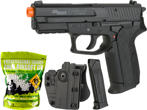 Swiss Arms Licensed SIG Sauer SP2022 CO2 Airsoft Gas Non-Blowback Pistol by KWC (Model: Standard)