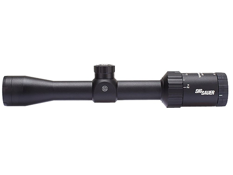 SIG SAUER Whiskey 3 Rifle Scope (Model: 2-7x32mm / BDC-1 Quadplex Reticle)