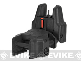 Dual-Profile Rhino Fiber Optic Flip-up Rifle / SMG Sight by Evike - Front Sight (Color: Black)