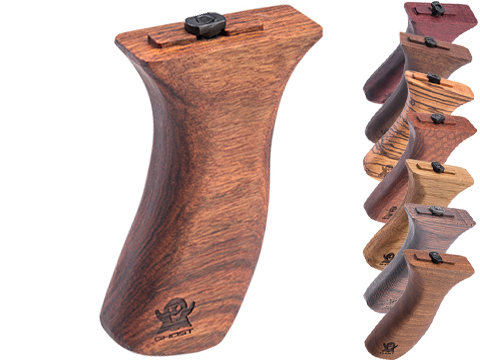 Simple Airsoft X Ghost Collection Street Sweeper Exotic Wood M-LOK Vertical Grip 