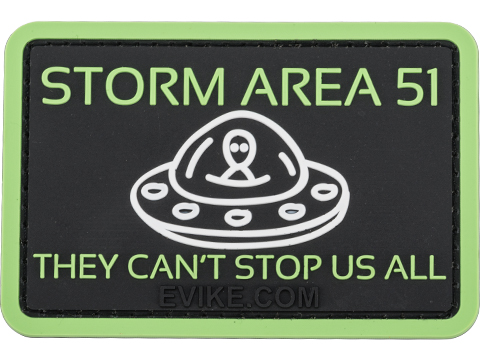 Evike.com Storm Area 51 They Can't Stop Us All PVC Morale Patch