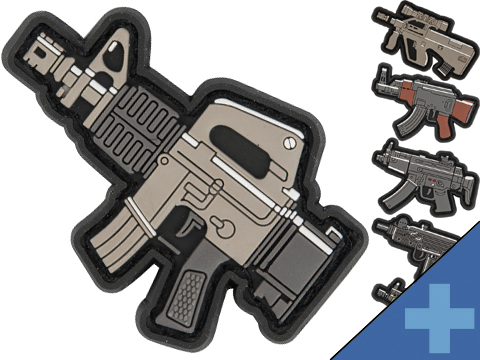 Evike.com PVC Morale Patch Chibi Gun Series 