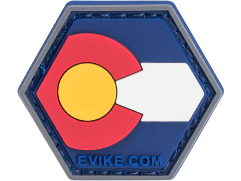 Operator Profile PVC Hex Patch State Flag Series (Model: Colorado)