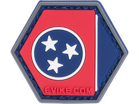 Operator Profile PVC Hex Patch State Flag Series (Model: Tennessee)