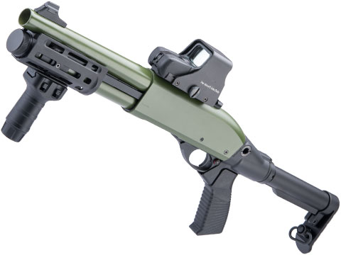 Matrix Tactical M-LOK Spring Powered Airsoft Tri-Shot Shotgun (Model: S-III / Olive Drab)