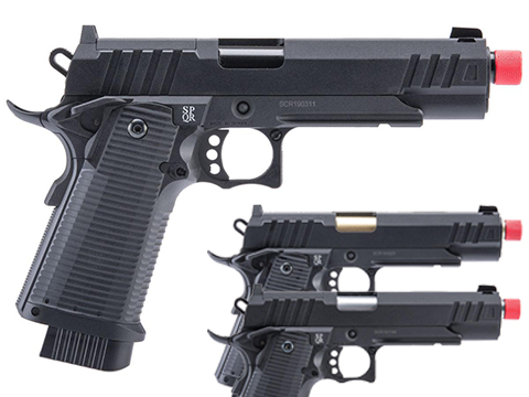 Secutor Arms Ludus Series Hi-Capa Gas Blowback Airsoft Pistol (Model: Model VI / Black)