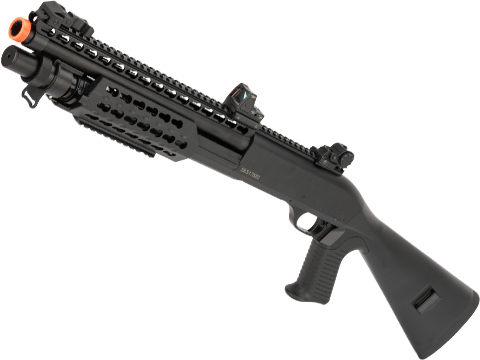 Secutor Arms Velites Spring Powered Airsoft Tri-Shot Shotgun (Model: S-XI / Black)