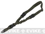 Matrix QD High Speed Single Point Bungee Sling w/ HK Hook (Color: Foliage Green)