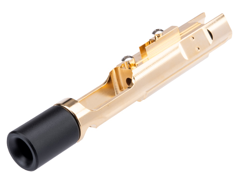 Slong Airsoft Bolt Carrier w/ Extension Piece for Tokyo Marui M4 MWS Gas Blowback Airsoft Rifles (Color: Gold)