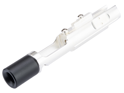 Slong Airsoft Bolt Carrier w/ Extension Piece for Tokyo Marui M4 MWS Gas Blowback Airsoft Rifles (Color: Silver)