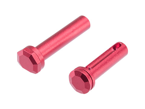 Slong Airsoft CNC Aluminum Receiver Pin Set for Tokyo Marui M4 MWS Gas Blowback Airsoft Rifles (Color: Red)