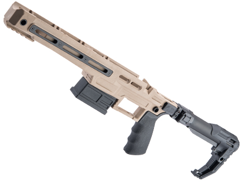 Slong Airsoft CSR-10 Tactical Stock w/ M-LOK Mounting Slots for VSR-10 Airsoft Sniper Rifles 