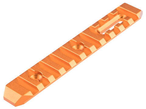 Slong Airsoft CNC Aluminum M-LOK Rail Segment (Model: 11 Slot / Orange)