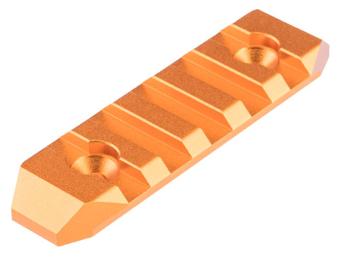 Slong Airsoft CNC Aluminum M-LOK Rail Segment (Model: 5 Slot / Orange)