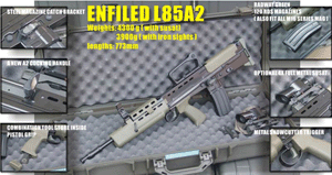 z ARES New Version Full Metal L85A2 Airsoft AEG Rifle (Metal Gear Box)