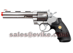 UHC Cobra  Spring Revolver (Length: 6 / Silver with Black Grips)