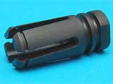 Steel Vortex Type Flashhider For Airsoft AEG (14mm- / 14mm Anti-Clockwise)