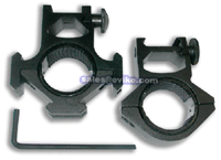 Real Steel 30mm High Profile Tri Rail Scope Ring Mount Set