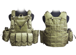 Phantom Gear Marine Force Recon Tactical Vest Full Set (Color: Dark Tan / XL)