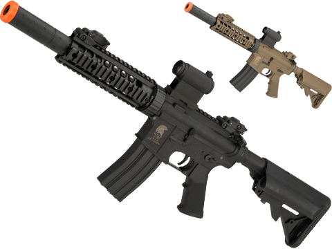 Matrix M4 7 Free Float RIS CQB-R Airsoft AEG Rifle w/ G2 Micro-Switch Gearbox