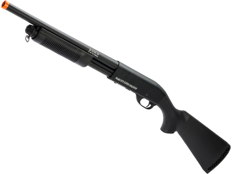 S&T M870 Type Full Metal Airsoft Training Shotgun (Version: Police / Black / Polymer Stock)