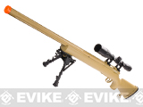 Echo1 M28 Bolt Action Airsoft Sniper Rifle w/ Bipod (Color: Tan)