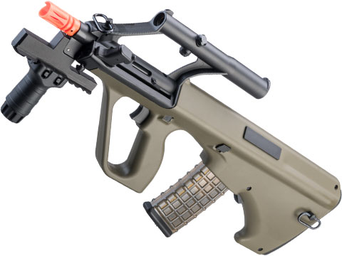 Snow Wolf AUG A1 Military Bullpup Airsoft AEG Rifle w/ Integrated Scope (Color: OD Green / CQB Tactical)