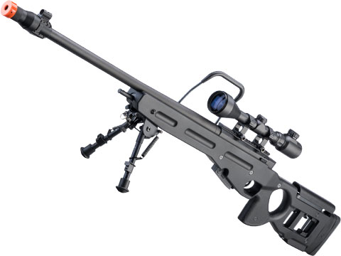 Snow Wolf SV-98 Bolt Action Airsoft Sniper Rifle (Color: Black)