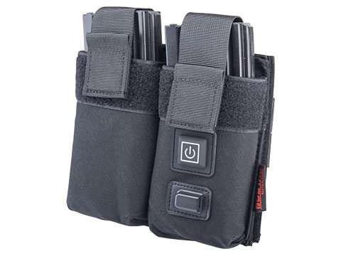 SoeTac USB Warmer Double M4/M16 Magazine Pouch (Color: Black)