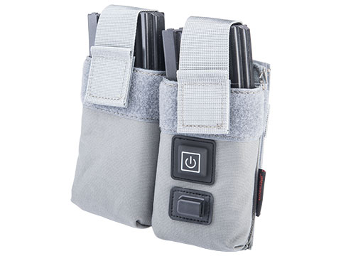 SoeTac USB Warmer Double M4/M16 Magazine Pouch (Color: Grey)