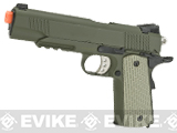 P-Force Full Metal Spring Powered 1911 Airsoft Pistol - OD Green