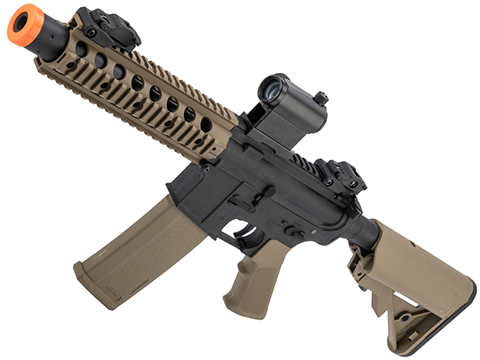 Specna Arms CORE Series M4 AEG (Model: M4 SBR Suppressed / 2-Tone Black & Tan)