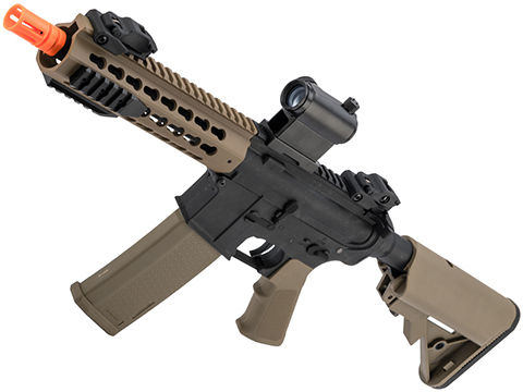 AEX Custom BIG RED Specna Arms M4 AEG Rifle CORE Series M4 MLOK Carbine  SA-C24 Black - Airsoft Extreme