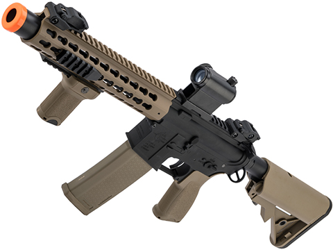 Specna Arms / Rock River Arms Licensed EDGE Series M4 AEG (Model: M4 SBR Keymod / 2-Tone Black & Tan)