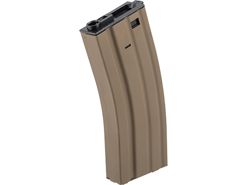 Specna Arms 300rd Hi-Cap Stamped Steel STANAG Style M4 / M16 AEG Magazine (Color: Tan)