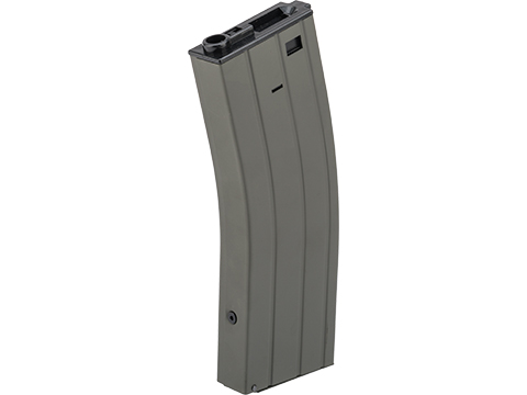 Specna Arms 400rd Flash Mag Stamped Steel Extended M4 / M16 AEG Magazine (Color: Grey)