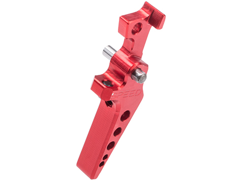 SPEED Airsoft Tunable Trigger for HPA M4 Airsoft Rifles (Color: Red / Blade)