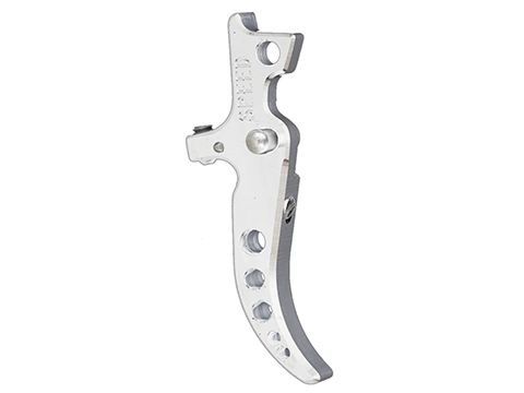 SPEED Airsoft M4/M16 AEG Externally Tunable Trigger (Type: Curved / Silver)