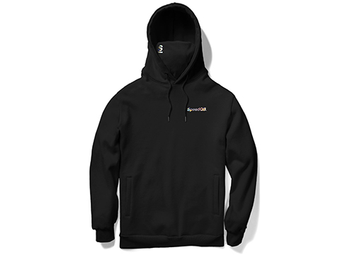 SpeedQB Hologram Mask Hoodie (Color: Black / Large)